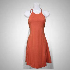 Rust Colored Halter Dress